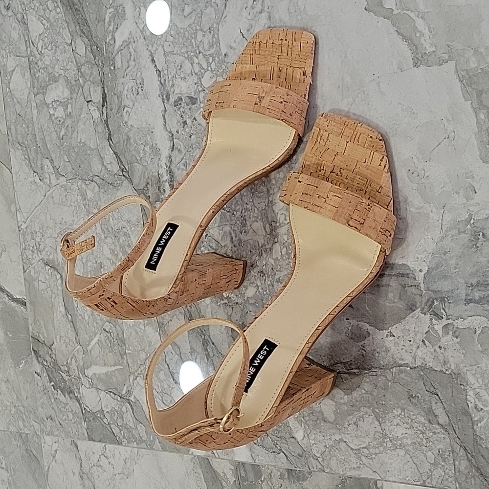Nine West LIKE NEW Marrie Women's Dress Sandals with Heel